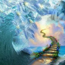 Схема вышивки «дорога в рай»