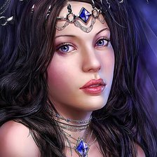 Схема вышивки «женский образ»