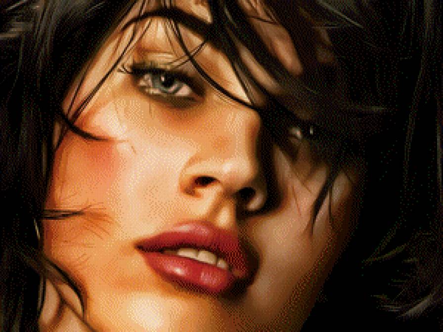 портрет девушки - портрет, девушка - предпросмотр