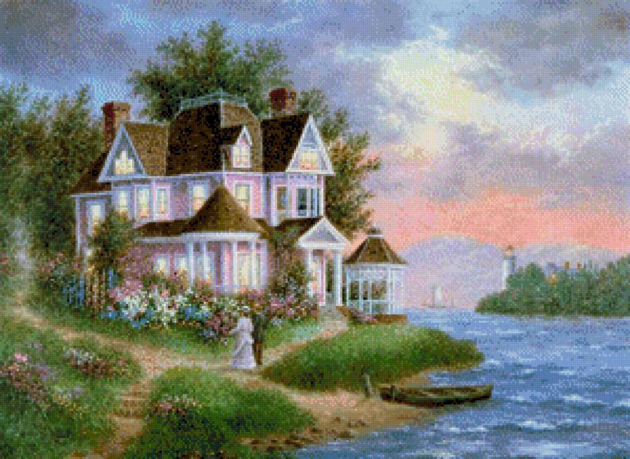 Домик у моря 3 - домик у моря, домик, море - предпросмотр