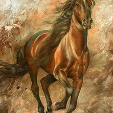 Схема вышивки «лошадь»