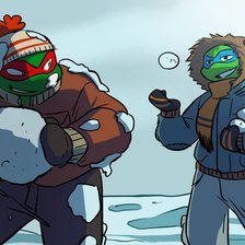 Схема вышивки «Черепашки нинзя»