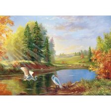 Схема вышивки «осень»