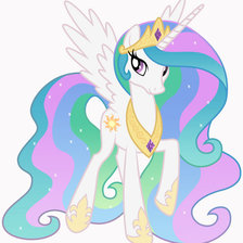 Схема вышивки «Princess Celestia»