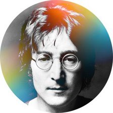 Схема вышивки «Джон Ленон»