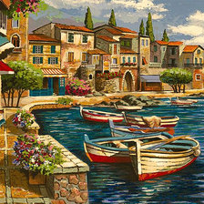 Схема вышивки «Серия "Пейзажи"»