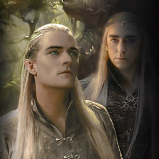 Схема вышивки «Леголас и Трандуил»