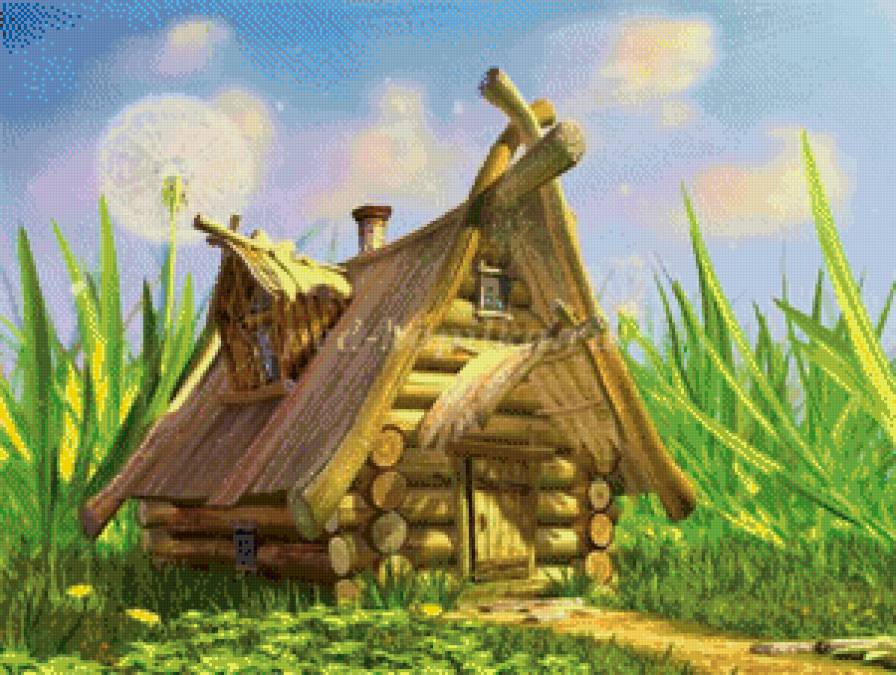 избушка - сказка, лес, домик - предпросмотр