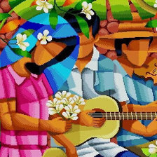 Схема вышивки «Весенняя песня»