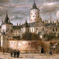 Схема вышивки «Замок»