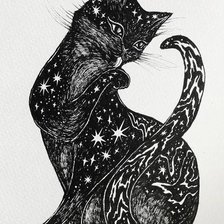 Схема вышивки «Звездная ночь»