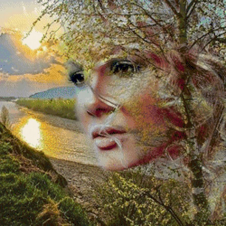 Девушка-весна - девушка вестна - предпросмотр