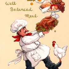 Схема вышивки «веселый повар»