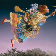 Схема вышивки «Женщина успевает все!»