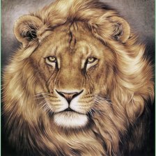 Схема вышивки «Лев»