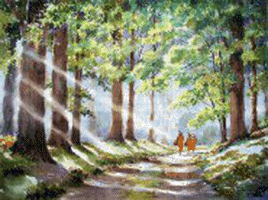 Тайландская акварель № 13 - картина, искусство, живопись - предпросмотр