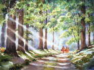 Тайландская акварель № 13