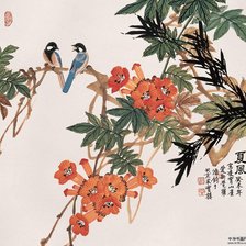 Схема вышивки «Китайская живопись № 8»