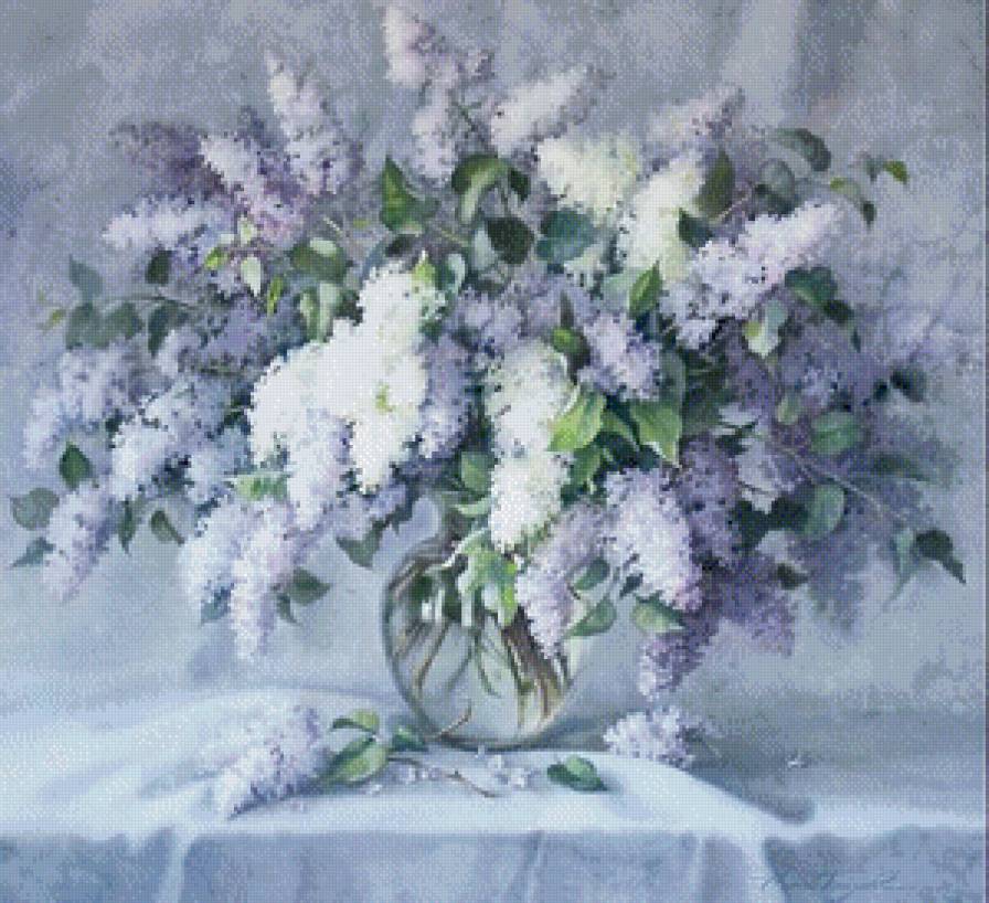 Акварель № 5 - цветы, искусство, живопись, картина - предпросмотр