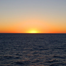 Схема вышивки «закат»