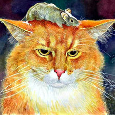 Схема вышивки «Друзья»