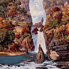 Схема вышивки «Еще одна красивая картина»