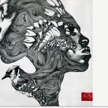 Схема вышивки «необычная пара»