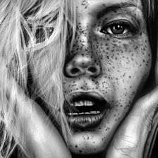 Схема вышивки «крик»