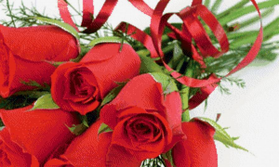 Букет роз - роза, цветок, растение - предпросмотр