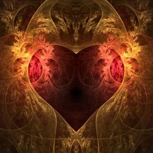Схема вышивки «Сердце»