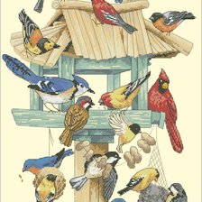 Схема вышивки «веселый пир»