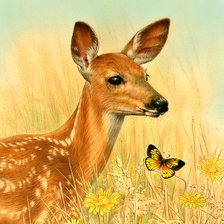 Схема вышивки «Серия "Лесные жители"»