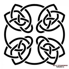 Схема вышивки «Тату»