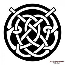 Схема вышивки «Тату»