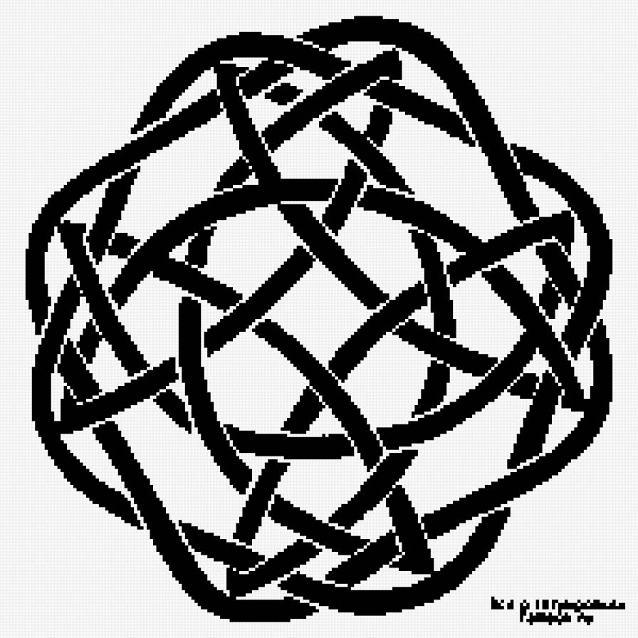 Тату - черное белое, тату - предпросмотр