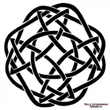 Схема вышивки «Тату»