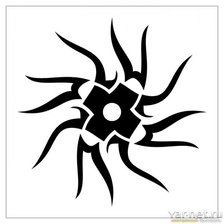 Схема вышивки «Тату»