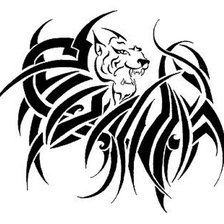 Схема вышивки «Тату»