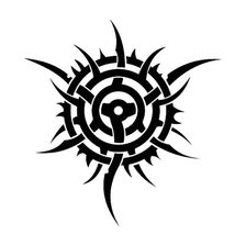 Схема вышивки «Тату»