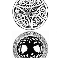 Схема вышивки «Тату»