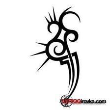 Схема вышивки «Тату»