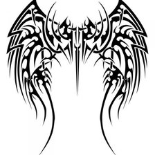 Схема вышивки «Тату»