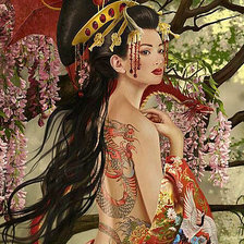 Схема вышивки «Серия "Нежность востока"»