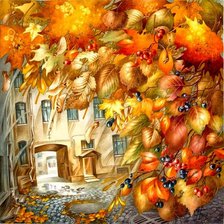 Схема вышивки «Горнева Галина - Листопад»