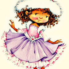 Схема вышивки «феечка»