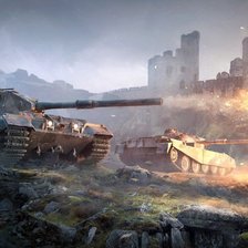 Схема вышивки «танки»