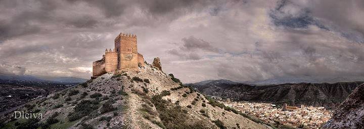 Panoramica del Castillo de taberanas-Almeria - оригинал