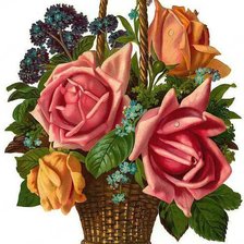 Схема вышивки «серия "корзины"»