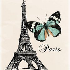 Схема вышивки «бабочка»