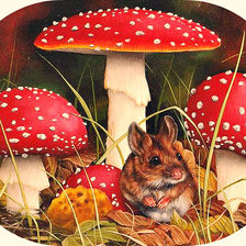 Схема вышивки «Серия "Лесные жители"»